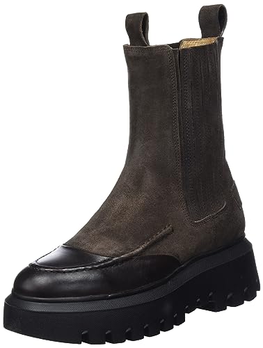 Shabbies Amsterdam Damen Clay Chelsea Boot, Dark Brown, 38 EU von Shabbies