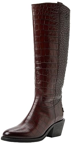 Shabbies Amsterdam Damen JUUL mid Ankle Boot, Dark Brown, 38 EU von Shabbies Amsterdam