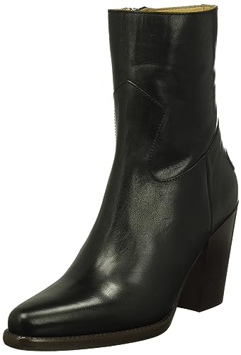 Shabbies Amsterdam Damen LOJU Bootie Ankle Boot, Black, 39 EU von Shabbies Amsterdam