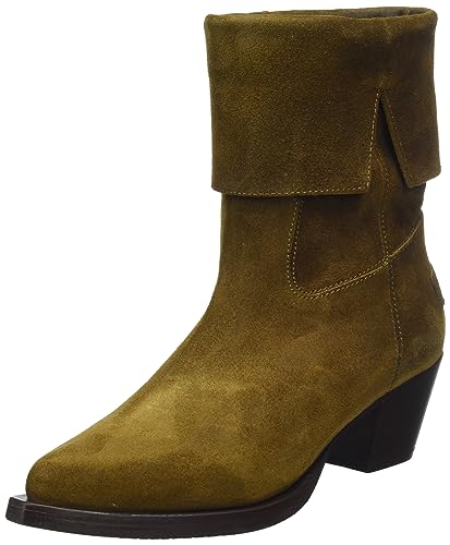 Shabbies Amsterdam Damen Lure mid Ankle Boot, Warm Brown, 41 EU von Shabbies Amsterdam