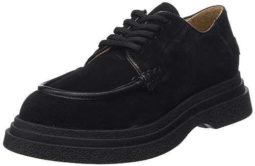 Shabbies Amsterdam Damen PIEN lace up Shoe Oxford, Black, 41 EU von Shabbies Amsterdam