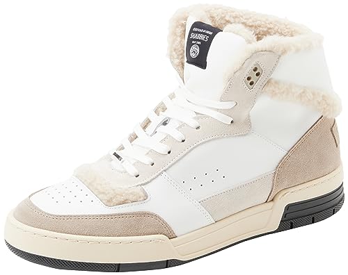 Shabbies Amsterdam Damen REVIN high Sneaker, Taupe, 36 EU von Shabbies Amsterdam