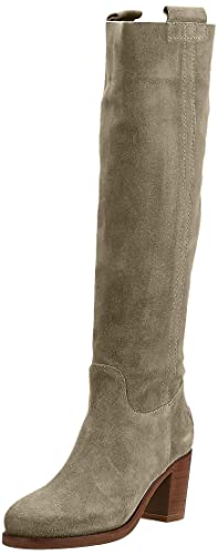 Shabbies Amsterdam Damen SHS0256 Waxed Suede Fashion Boot, Taupe, 39 EU von Shabbies Amsterdam