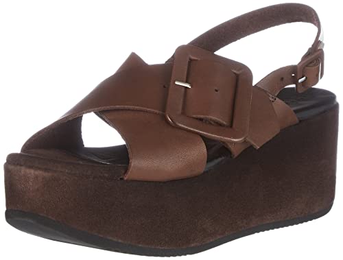 Shabbies Amsterdam Damen SHS0843 Sandale, Taupe, 40 EU von Shabbies Amsterdam