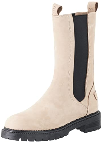 Shabbies Amsterdam Damen SHS0959 Ankle nub Chelsea Boot, Light Taupe, 38 EU von Shabbies Amsterdam