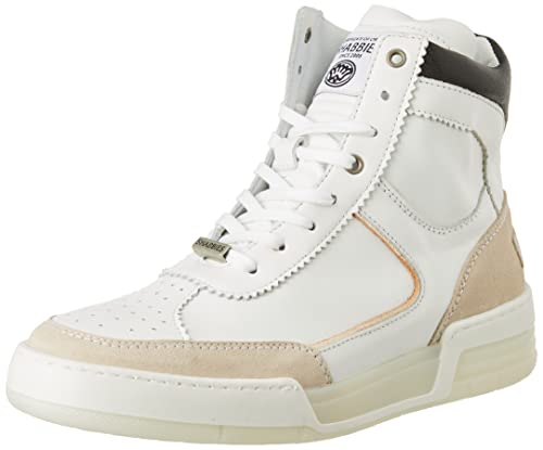 Shabbies Amsterdam Damen SHS0982 Sneaker, White Offwhite Silver Black, 41 EU von Fred de la Bretoniere