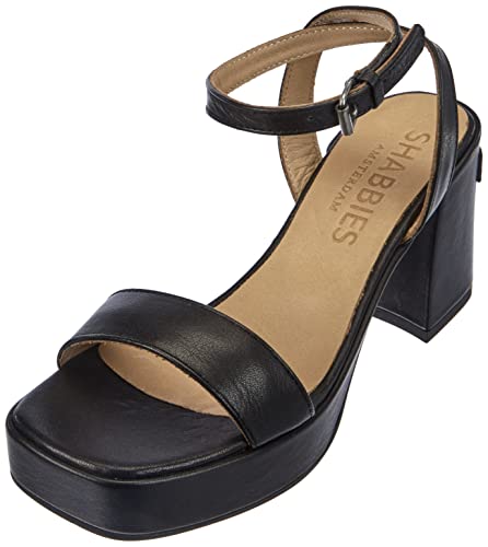 Shabbies Amsterdam Damen SHS1092 Sandale, Black, 40 EU von Fred de la Bretoniere