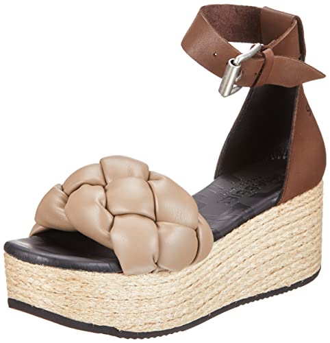 Shabbies Amsterdam Damen SHS1101 Sandale, Taupe, 36 EU von Shabbies Amsterdam