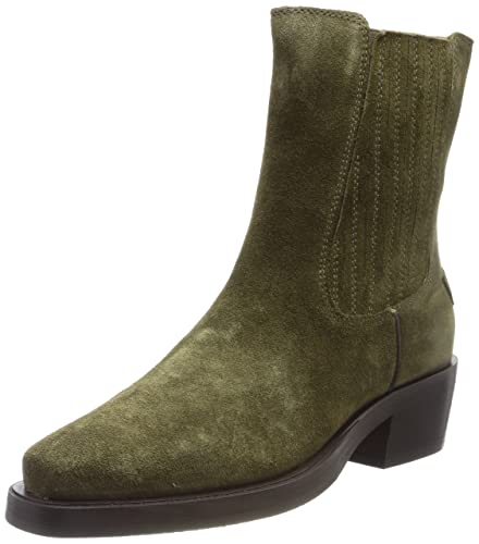 Shabbies Amsterdam Damen SHS1159 Chelsea Ankle Western Boot, Olive, 41 EU von Shabbies Amsterdam