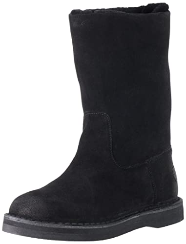 Shabbies Amsterdam Damen SHS1204 Suede with Wool Ankle Boot, 1000, 40 EU von Shabbies Amsterdam