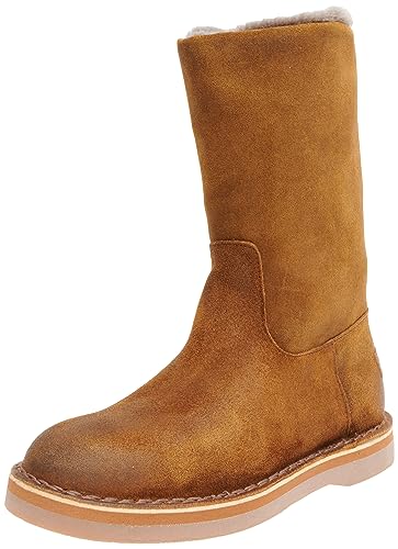 Shabbies Amsterdam Damen SHS1204 Waxed Suede Ankle Boot, warm Brown, 40 EU von Shabbies Amsterdam