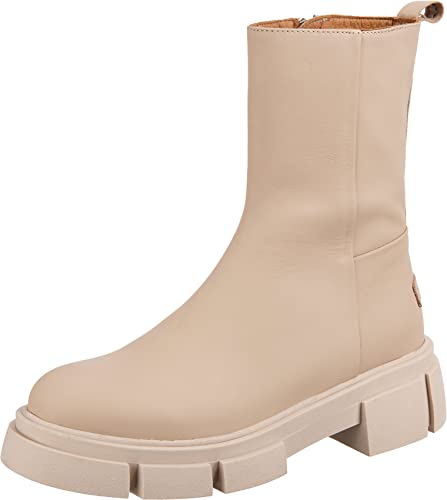 Shabbies Amsterdam Damen SHS1254 Rubber rized Leather Ankle Boot, 2500, 37 EU von Shabbies Amsterdam