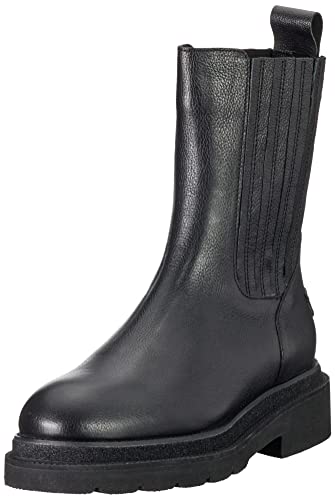 Shabbies Amsterdam Damen SHS1301 Chelsea lace up Grain Leather Ankle Boot, 1000, 39 EU von Shabbies