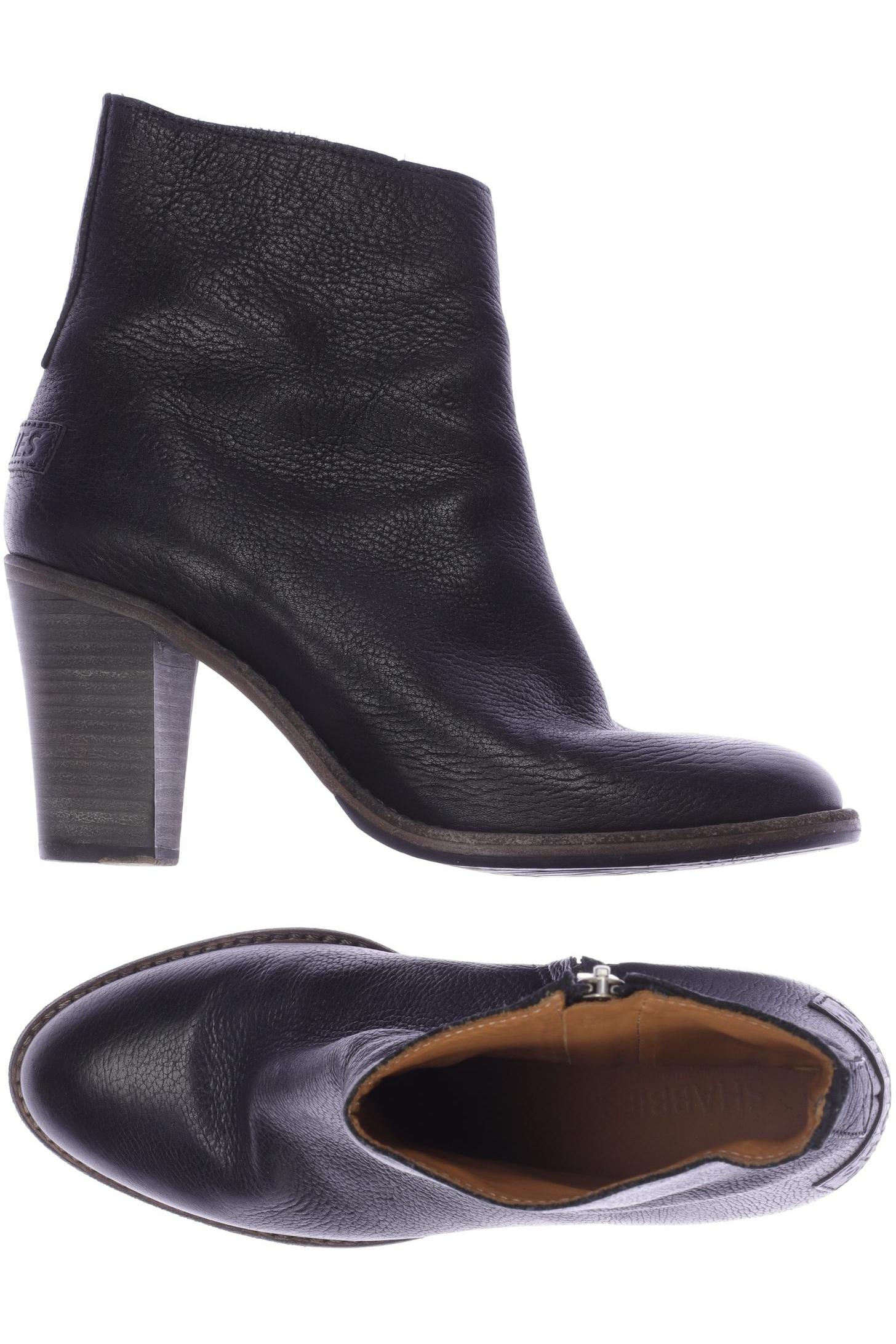 Shabbies Amsterdam Damen Stiefelette, schwarz von Shabbies Amsterdam