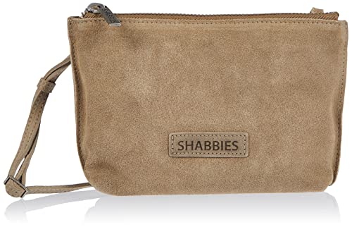 Shabbies Amsterdam Women's SHB0293 Crossbody Waxed Suede, Dark Sand von Shabbies Amsterdam