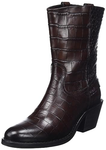 Shabbies Amsterdam Damen JUUL Ankle Boot, Dark Brown, 37 EU von Shabbies