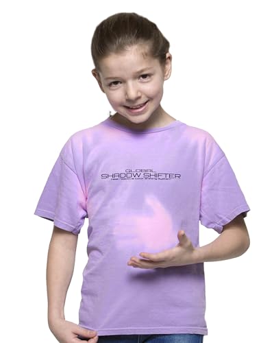 Shadow Shifter KINDER Hitze reagierende Farbe ändern T-Shirt SMARTWEAR, Purple to Pink, Youth Small von Shadow Shifter