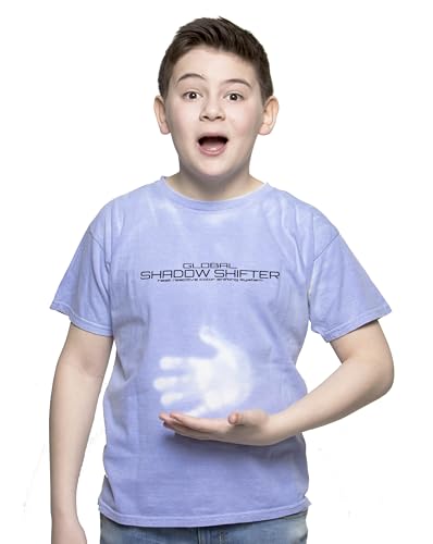 Shadow Shifter Kids Hitze reagierende Farbe ändern T-Shirt SMARTWEAR (Youth Medium, Bright Blue) von Shadow Shifter