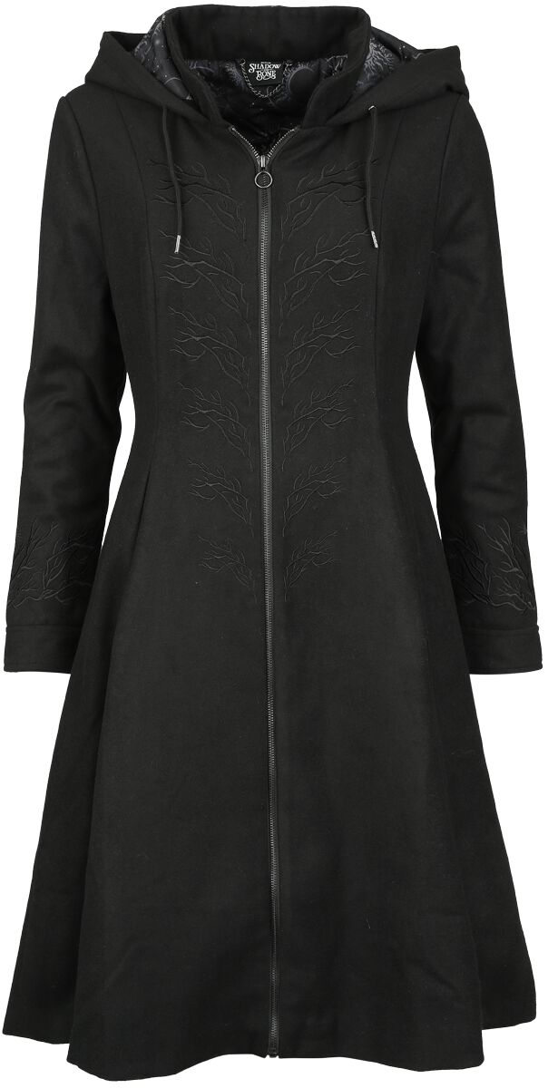 Shadow and Bone - Gothic Wintermantel - Darkling - S bis XXL - für Damen - Größe L - schwarz  - EMP exklusives Merchandise! von Shadow and Bone