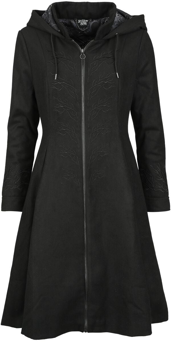 Shadow and Bone - Gothic Wintermantel - Darkling - S bis XXL - für Damen - Größe M - schwarz  - EMP exklusives Merchandise! von Shadow and Bone