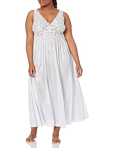 Shadowline Damen Classy Nightgowns for Women, Elegant Women's Sleepwear Nachthemd, Silber, L EU von Shadowline