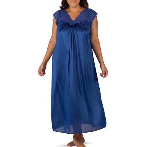 Shadowline Damen 32737 Nachthemd, Marineblau, 2X von Shadowline