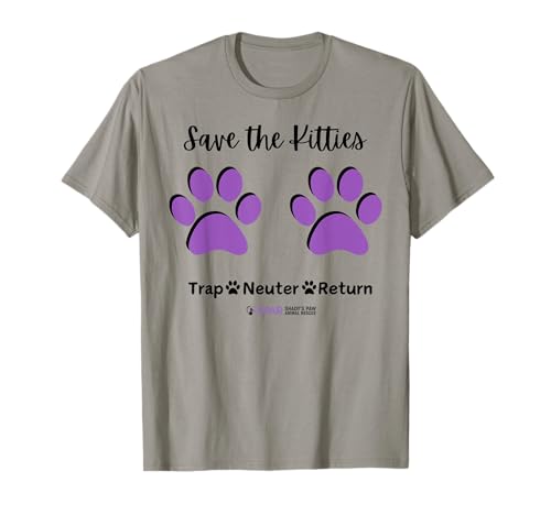 Save The Kitties TNR Shady's Paw Damen Herren Jugend T-Shirt Save The Kitties TNR Shady's Paw Damen Herren Jugend T-Shirt von Shady's Paw Animal Rescue