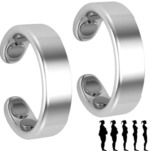 2 PCS Sömni Ring, Sömni Ring Damen Wechseljahre Original (Silber-A *2) von Shafaja