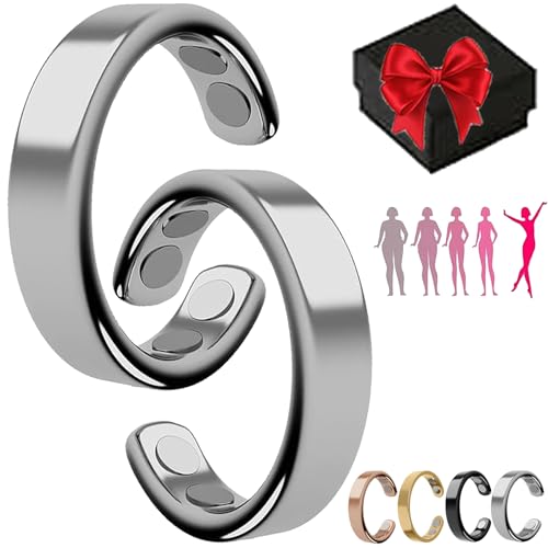 Shafaja Sömni Ring, Sömni Ring Damen Wechseljahre, Somniring Original for Women Men (Silver*2) von Shafaja