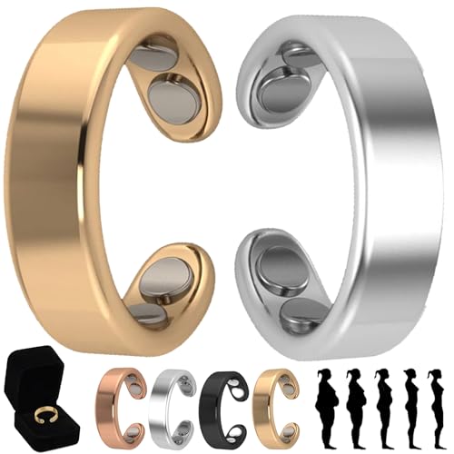 Shafaja Sömni Ring Damen Wechseljahre Original (Silber) (Silber+Gold) von Shafaja