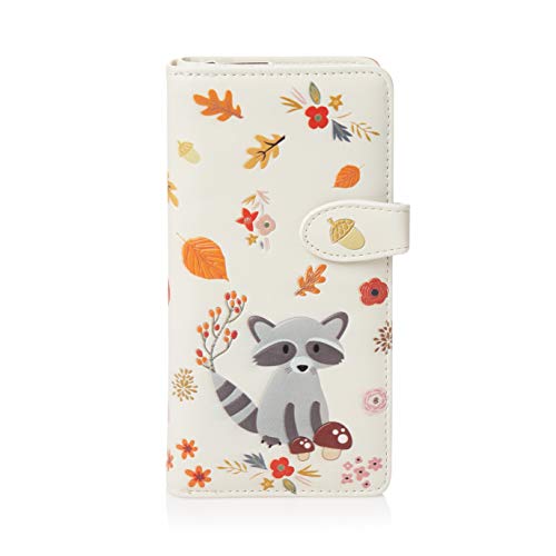 Shag Wear ® Portemonnaie Geldbörse Damen Geldbeutel Mädchen Bifold Mehrfarbig Portmonee Designs: (Waschbär/Raccoon) von Shag Wear