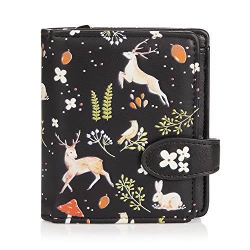 Shagwear ® Portemonnaie Geldbörse Damen Geldbeutel Mädchen Bifold Mehrfarbig Portmonee Designs: (Hase Deer/Rabbit Deer) von Shag Wear