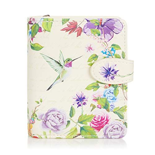 Shagwear ® Portemonnaie Geldbörse Damen Geldbeutel Mädchen Bifold Mehrfarbig Portmonee Designs: (Kolibri/Humming Bird) von Shag Wear