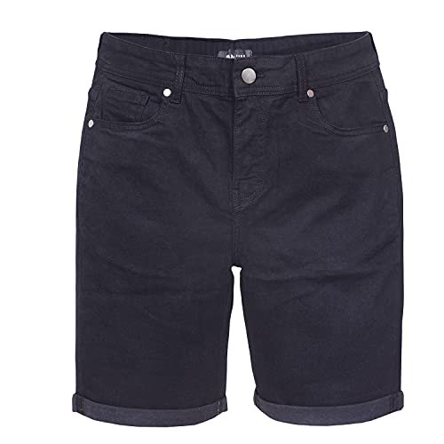 Summer Denim Jeans Shorts Designer Jeans Herren Shorts Kurze Hose Slim Fit Cotton Short Denim Stretch (Black, W28) von Shah Traders
