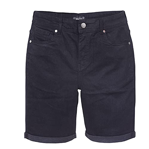 Shah Traders Summer Denim Jeans Shorts Designer Jeans Herren Shorts Kurze Hose Slim Fit Cotton Short Denim Stretch (Black, W34) von Shah Traders