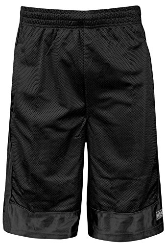 Shaka Wear Herren Mesh Basketball Shorts Athletic Pants S ~ 5XL - Schwarz - Groß von Shaka Wear