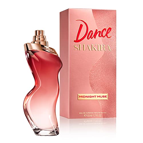 Shakira Perfumes – Dance Midnight Muse – Eau de Toilette für Damen – Langanhaltend – Femininer, romantischer und charmanter Duft – Blumige, fruchtige und Vanillenoten – Ideal für tagsüber – 50 ml von Shakira