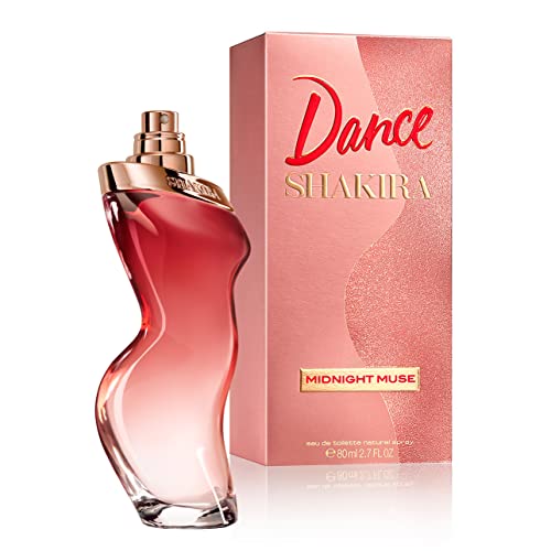 Shakira Perfumes – Dance Midnight Muse – Eau de Toilette für Damen – Langanhaltend – Femininer, romantischer und charmanter Duft – Blumige, fruchtige und Vanillenoten – Ideal für tagsüber – 80 ml von Shakira