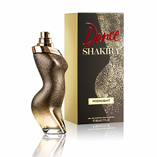 Shakira Perfumes – Dance Midnight für Damen – Langanhaltend – Femininer, charmanter und romantischer Duft – Blumige Gourmand-Noten – Ideal für tagsüber – 80 ml von Shakira