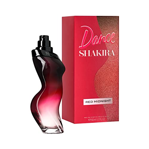 Shakira Perfumes – Dance Red Midnight by Shakira für Damen – Langanhaltend – Eleganter, sexy und femininer Duft – Süße und kräftige Noten – Ideal für tagsüber – 50 ml von Shakira