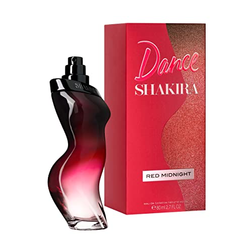 Shakira Perfumes – Dance Red Midnight by Shakira für Damen – Langanhaltend – Sexy, eleganter und femininer Duft – Süße und kräftige Noten – Ideal für tagsüber – 80 ml von Shakira