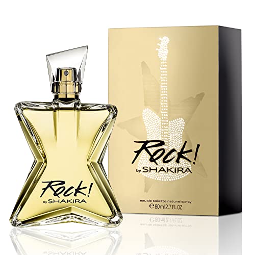 Shakira Perfumes – Rock von Shakira für Damen – Langanhaltend – Frischer, femininer und dynamischer Duft – Blumige und fruchtige Noten – Ideal für tagsüber – 80 ml von Shakira