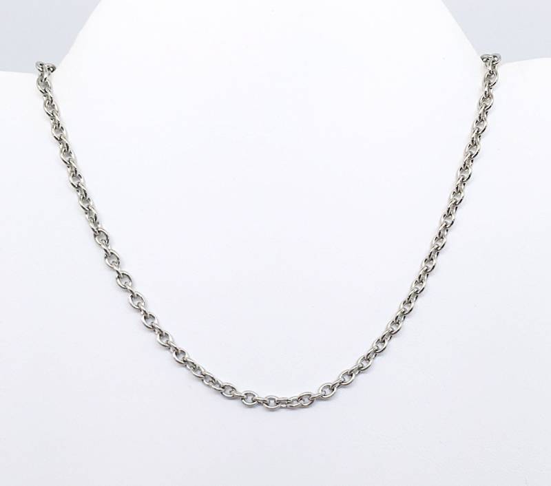 Unisex-Edelstahl-Halskette Mit Kabel, Hypoallergene Halskette, Unisex-Edelstahl-Kettenhalskette, Edelstahlkette von ShalomJewelry