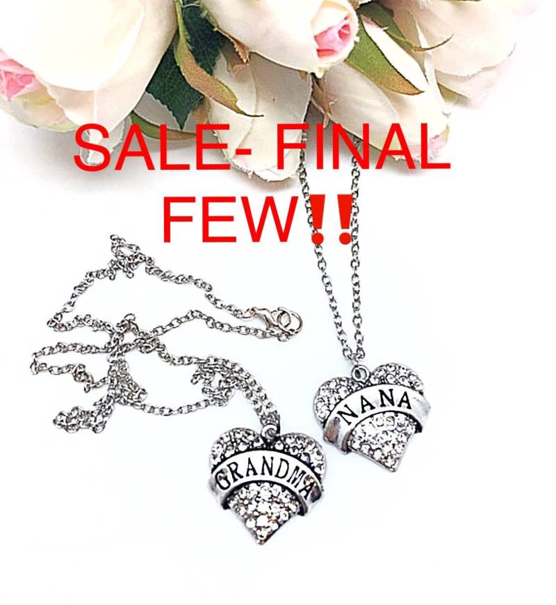 Verkauf 3D Nana Cz Herz Halskette, Silber Halskette von ShalomJewelry