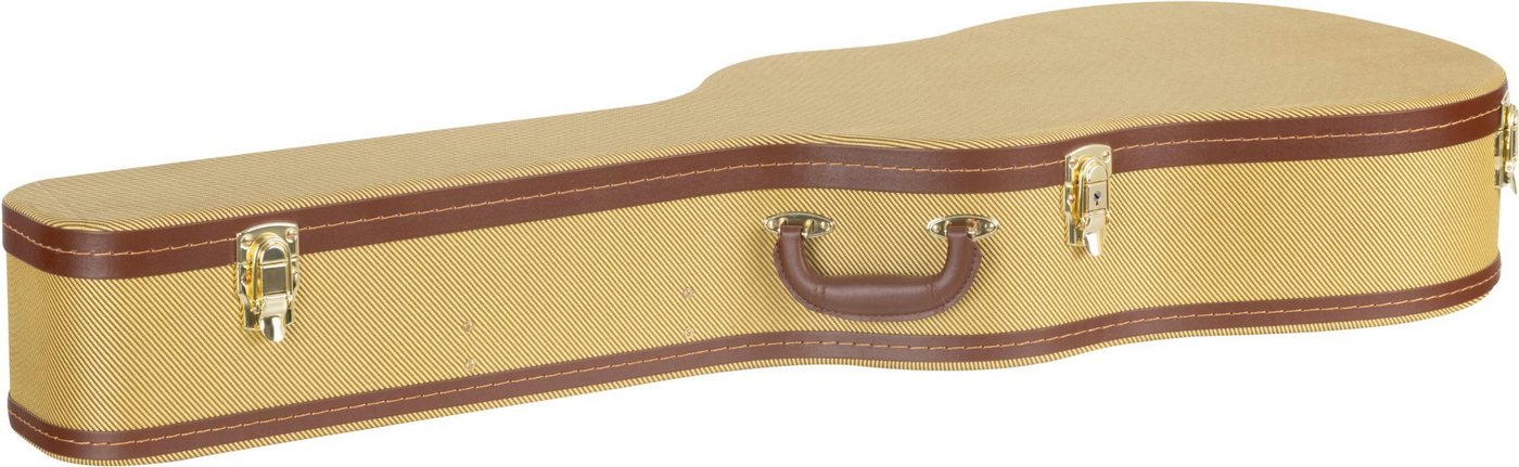 Shaman Gitarrentasche WGHCT-4122TW Hardcase Westerngitarre Tweed, Akustikgitarrenkoffer mit Zubehörfach und verschließbarem Case Shaman Gitarrentasche WGHCT-4122TW Hardcase Westerngitarre Tweed, Akustikgitarrenkoffer mit Zubehörfach und verschließbarem Case von Shaman