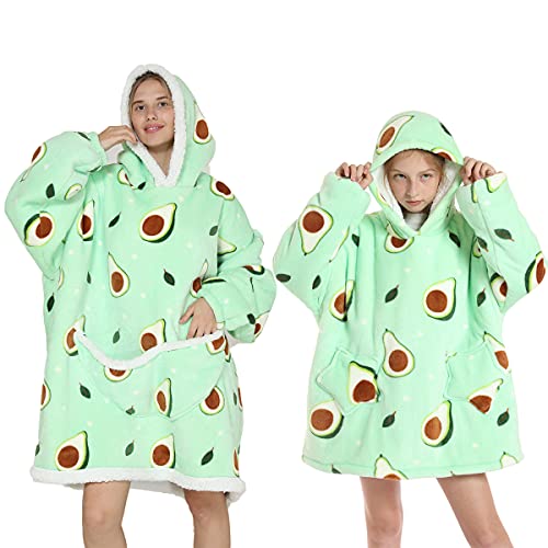 Shamdon Home Collection Übergroße Hoodie Sweatshirt Decke Super Weiche Warme komfortable Sherpa Riesen Hoodie Gemütliche Geeignet Kuschel Kapuzenpullover für Erwachsene Herren Damen Jugendliche von Shamdon Home Collection