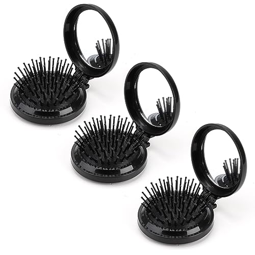 Faltbare Reise Kamm,3 PCS Klappbar Runder Kamm Mini Kamm Faltbare Kamm Mit Spiegel Klapp Reise Multifunktionale Tragbare Kamm für Arbeit Reise Frauen und Mädchen Faltbare Reise Kamm,3 PCS Klappbar Runder Kamm Mini Kamm Faltbare Kamm Mit Spiegel Klapp Reise Multifunktionale Tragbare Kamm für Arbeit Reise Frauen und Mädchen von ShanBye