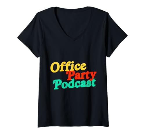 Damen Büro-Party-Podcast-Kissen T-Shirt mit V-Ausschnitt Damen Büro-Party-Podcast-Kissen T-Shirt mit V-Ausschnitt von Shane Dawson