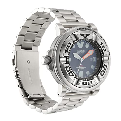 SHANGPULE Silberfarbene Adapter und 24 mm Edelstahlband, kompatibel mit Citizen Eco-Drive Promaster BJ8050 Sea Dive Watch, wasserdicht, geeignet für Tauchen und Fitness, den täglichen Gebrauch SHANGPULE Silberfarbene Adapter und 24 mm Edelstahlband, kompatibel mit Citizen Eco-Drive Promaster BJ8050 Sea Dive Watch, wasserdicht, geeignet für Tauchen und Fitness, den täglichen Gebrauch von Shangpule