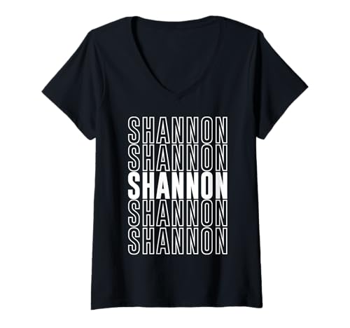 Damen Shannon T-Shirt mit V-Ausschnitt von Shannon Apparel